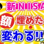 新NISA満額埋めたら人生変わる！