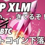 リップルXRP XLM いけ！ビットコインが下げる中上がる XRP/BTCにも変化