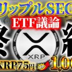 【リップル(XRP)】SEC訴訟が◯月終結❗️遂に見えたETF承認で1枚1,000円高騰も間近か⁉【仮想通貨】