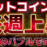 ビットコイン週明け上昇期待！！今年始まるバブルで５倍の価格になるとアナリストが指摘。もう底打ちはしたのか？