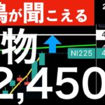 【悲鳴が聴こえる】日経先物が42,500円？こんなに早くあのラインを越えるとは
