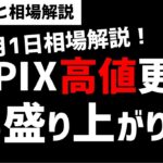 【7月1日のゆるっと相場解説】TOPIXは高値を抜いてきたが相場の盛り上がりが足りないか…ズボラ株投資