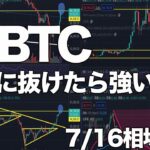 【BTC(ビットコイン)】抜けたら強い局面　ここ数日見どころ