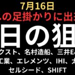 【注目銘柄】チャートで見る明日の狙い｜ソシオネクスト、名村造船、三井E&S、三菱重工業、QPS、エレメンツ、セルシード、IHI等