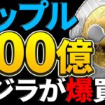 【リップル(XRP)】クジラが400億円分のXRPを買う【仮想通貨】