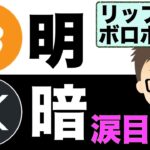 リップルXRP！ビットコインBTCと明暗分ける！私の反省動画！〜ボコボコにやられてます