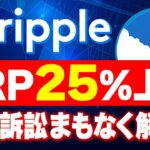 【リップル裁判】XRPが上昇中🔥SEC訴訟解決で急騰あるか？【仮想通貨】