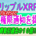 【 リップル（XRP）】リップルは追加権限通知を提出してSECに反撃！【仮想通貨】ビットコインはパウエルFRB議長の発言で下落⁉