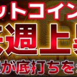 ビットコイン完全に底打ち？？週明けの動きに上昇期待が集まる！！