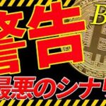 ⚠️警告⚠️ビットコインの今後想定できる最悪のシナリオを共有します！【仮想通貨】