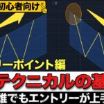【仮想通貨】初心者向けテクニカルの基礎。正しいエントリーポイントでビットコイン含めその他アルトコインも完全攻略!!