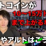 もし、ビットコインが来年までに10〜15万ドルまで上がる時、アルトはここまで上がる、あんまり上がらないなど想定してみた。