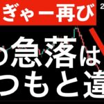 【おはぎゃー再び😭】今日の急落はいつもと違う！日経先物1500円以上のマイナスも・・・