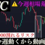 8/18 ⚠️「今週大きく暴落？！急落からの反発でよくある動きを解説します」ビットコイン分析