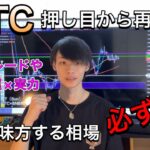 BTC大きな押し目を形成中。最終的には上　【ドル円×ビットコイン相場分析】