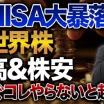 暴落した時の心構えとは？残り半年で新NISAのやるべきことについて紹介します！