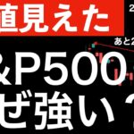 【高値見えた！】S&P500があと2％で高値更新！なぜ強い？