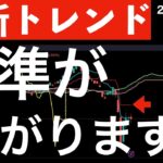 【最新トレンド】チャート上で基準が下がります・・・