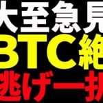 ⚠️絶望⚠️ビットコイン大暴落で逃げ一択⁉︎今後の最新分析を共有！