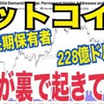ビットコイン急落で大口投資家が大量購入！？何かが裏で起きているのは間違いない！？