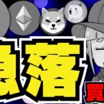 【🔥まだ下落、どうする？】私は買う！たとえ朽ち果ててもw／ビットコインいつ上昇する？／イーサリアムがさらに下落。どこまで下がる？／ドージコイン、柴犬にクジラが襲いかかる！