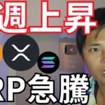【ビットコイン来週上昇か】0.5%利下げ期待で米国株続伸 日本株苦戦 仮想通貨XRP急騰