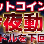 ビットコイン今夜大きく動く。雇用統計の内容次第では5万ドルを下回る？？