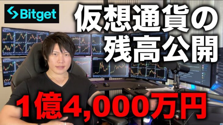 仮想通貨取引所BITGETの１億4,000万円のポートフォリオ、稼ぎ方、活用方法を教えます。