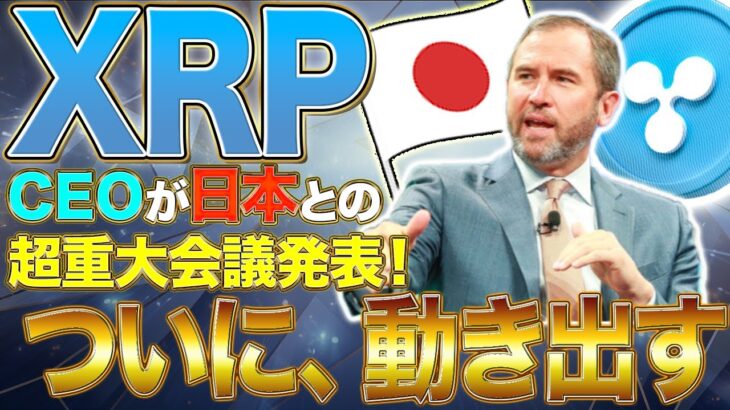 【リップル】リップルCEOが日本と重大会議発表！アジアでの戦略的活動とは