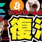 【🔥仮想通貨はミーム上昇】ビットコイン低調もSolana系ミームが強い／利下げで仮想通貨下がるかもってホント？／ドージ今後10倍説？いやそれは楽観過ぎやろ？w