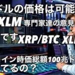 リップル XRPXLM の価格1000ドルは可能か？専門家達は可能と不可能それはビットコインの時価総額100兆ドル　XLM/BTC  XRP/BTC