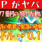 【緊急！XRPホルダーは必ず確認してください！】XRPに衝撃のニュース！177億円の大移動とSEC控訴で暴落の危機！【仮想通貨】【BTC】【ビットコイン】【SHIB】