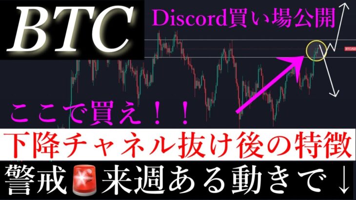 10/19⚠️「注意喚起」今の相場ある動きで暴落していく危険性があります。ビットコイン分析