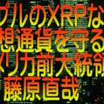 【ゆっくり解説】リップルのXRPなど仮想通貨を守るアメリカ前大統領 藤原直哉