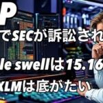 リップルXRP XLM の件で米国SECが訴えられたw Ripple swellは10月15.16日　ビットコインが下げたが底がたい