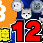 【🔥ビットコイン予想】年内爆億！金との比較で大胆予想／ミームコイン下落。。柴犬＆ドージコイン涙目。／〇〇だけ急上昇！いったいどれ？