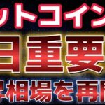 ビットコインここ２日間大注目！！方向感の出る相場になる可能性あり！？