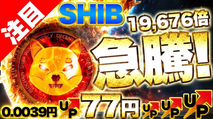 【仮想通貨シバコイン】来るぞ！シバコイン1,967,629％、19,676倍急騰！海外有名投資家が大胆予想！