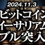 ビットコイン・イーサリアムバブル突入！？［2024/11/3］【仮想通貨・BTC・ETH・FX】※2倍速推奨