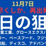 【注目銘柄】チャートで見る明日の狙い｜IHI、三菱重工業、カバー、グロースエクスパートナー、ベースフード、フジクラ、川崎汽船、ディスコ、アドバンテスト