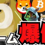 【🔥ビットコイン最高値更新】バブル絶好調！ミームコインが爆億／ドージコイン、SHIBを追いかけるのはリス？／ソラナとイーサリアムも絶好調！