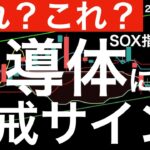 【あれ？これ？】SOX指数大幅安で売りサイン？トランプラリーについていけない半導体株