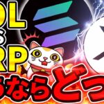 ソラナとリップル買うならどっち？これから大きく稼げるのは…【仮想通貨】【Solana(ソラナ)】【XRP(リップル)】