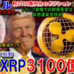 リップル（XRP)過去最高値へ！米国財務長官が仮想通貨支持派で大興奮！ゲンスラー遂に訴えられる！！！RLUSDが遂に始動！面白くなってきやがった！