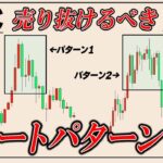 リップルとビットコインにこのチャートパターンが出現したら売り抜けてください