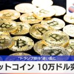 ビットコイン 10万ドル突破　“トランプ期待”追い風に【モーサテ】