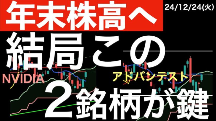 【年末株高へ】結局この人気2銘柄の動きが明暗を分けそう！