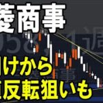 三菱商事（8058）底打ち反転？？株式テクニカルチャート分析