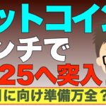 ビットコイン（BTC）ピンチ！下落しながら2025年に突入！〜でもお正月に向け準備万全？
