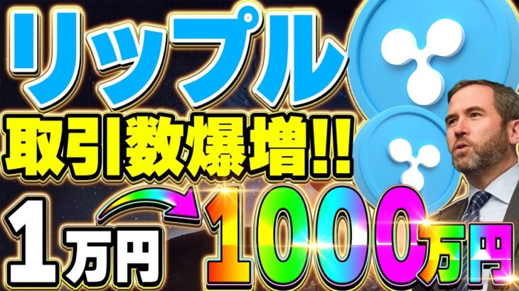 【リップル(XRP)】取引数がビットコイン超えに！仮想通貨で稼ぐなら2025年のリップル！